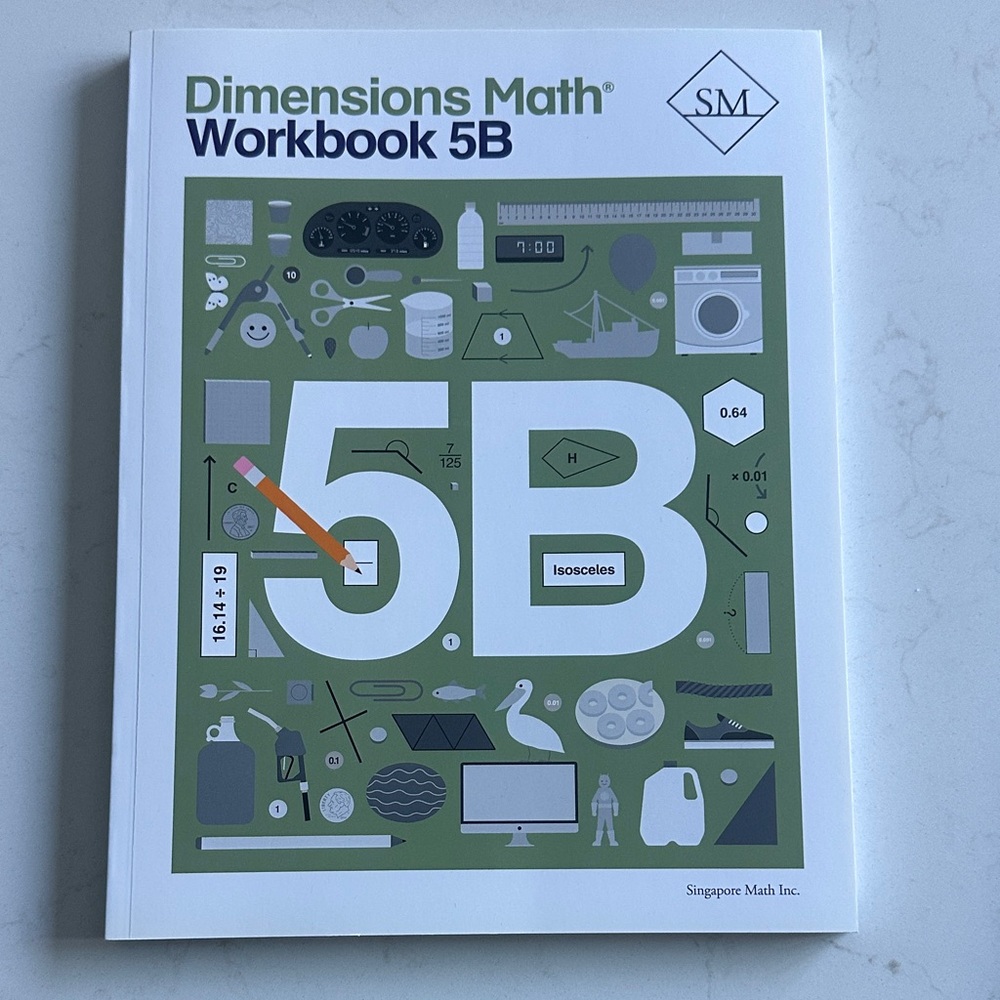 Dimensions Math Workbook 5B - Singapore Math - NEW